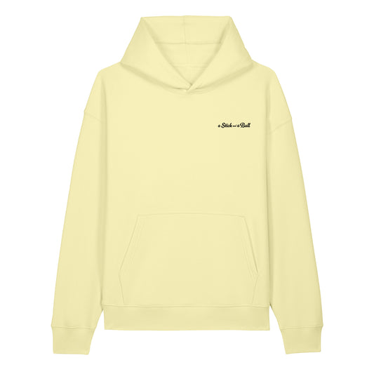 'hockey is life' relaxed fit hoodie